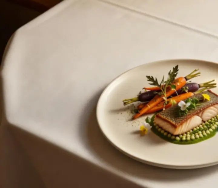 Refined plated dish showcasing seasonal Australian ingredients at Potand Platter.